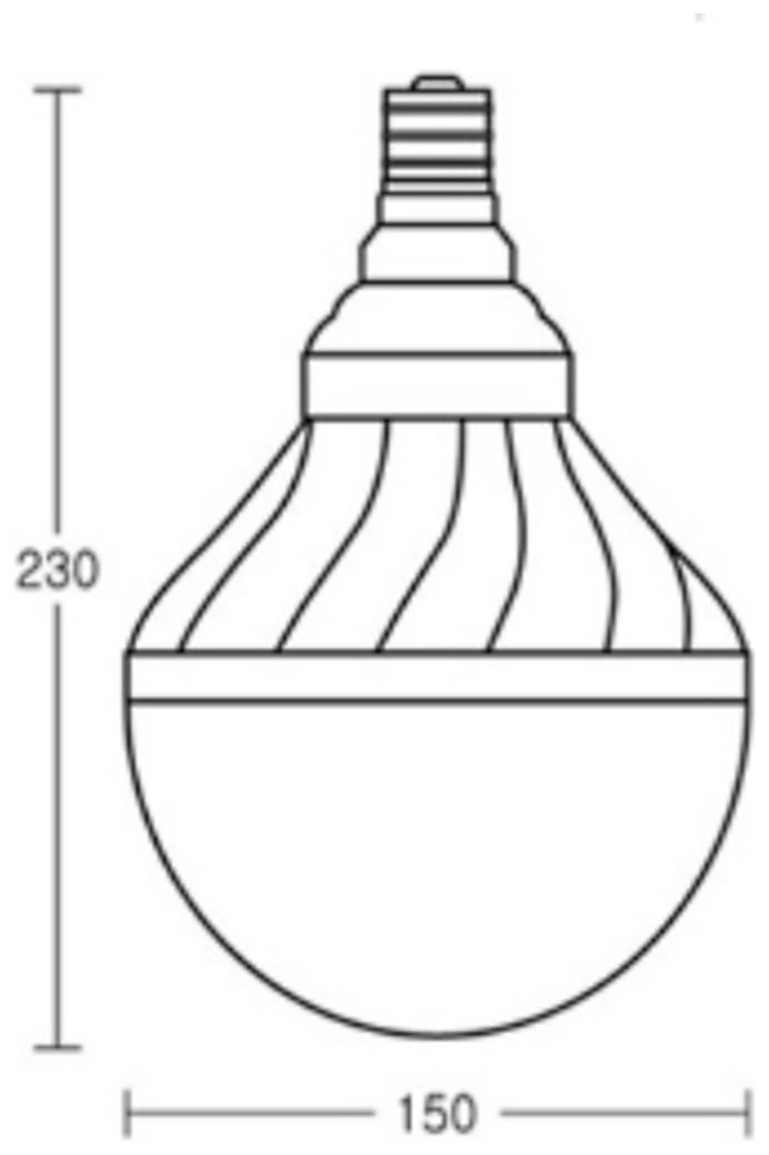 HBS-80LN 외형 치수 150×230mm